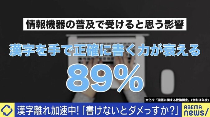 芸能人の「直筆発表」書き間違いが話題に…漢字は必要？ 日本語研究“第一人者”の見解は 2枚目