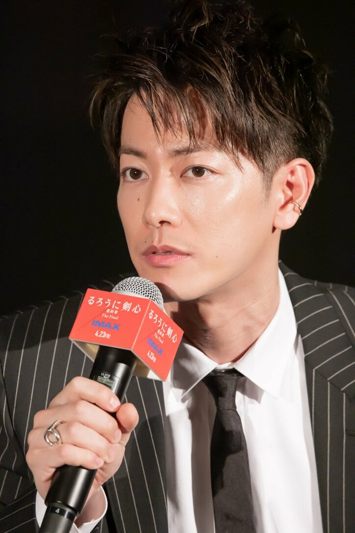 佐藤健、『るろうに剣心』IMAX上映で新田真剣佑の美しい顔に興奮「まつげが2メートルぐらいあった」