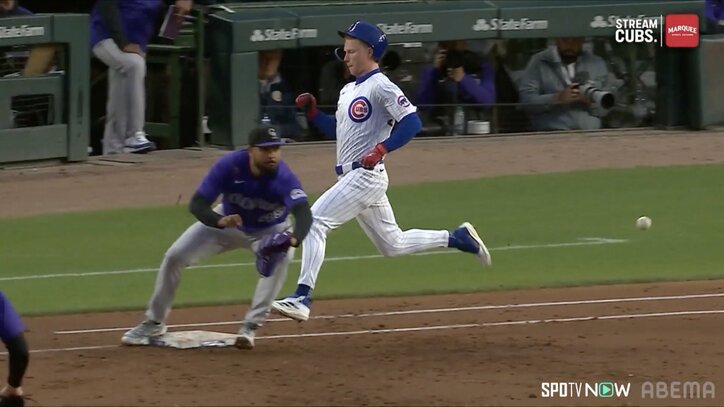 【写真・画像】「強烈な打球がレフトへ」鈴木誠也、“MLB一番乗り”快挙達成にカブス40歳大ベテランも燃えた！ ベンチで捉えた激アツ光景…現地実況は大興奮　1枚目