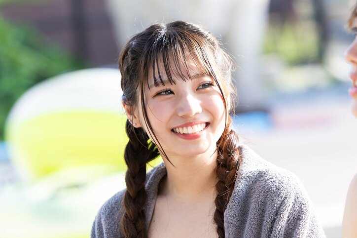 【写真・画像】告白された人数17人のスタイル抜群モテ女子、ビキニ姿でプール遊び!男子たちの争奪戦が勃発『今日好き』ドンタン編第2話 4枚目