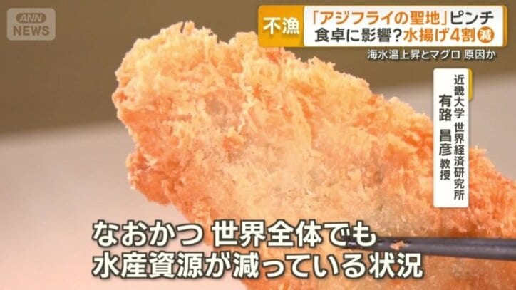 世界全体でも水産資源が減っている状況
