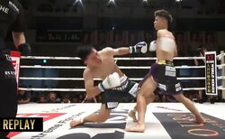 「さすが元ボクサー」連続アッパーで“ぐにゃり”衝撃KO 19歳のKOアーティストにファン騒然