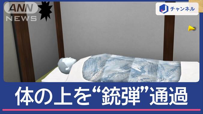 旅館で寝ていたら…体の上を“銃弾”通過　隣の部屋で何が？ 1枚目