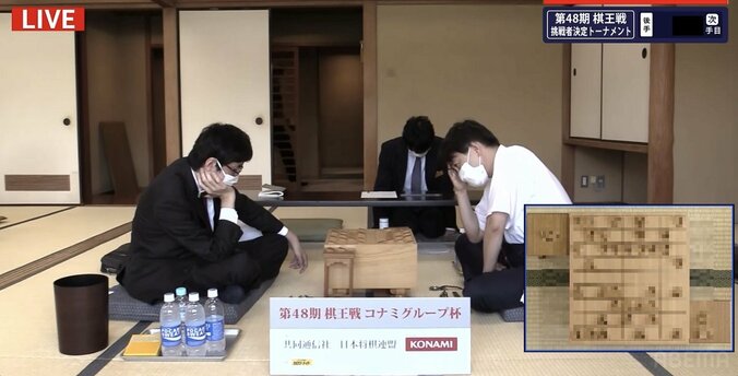 羽生善治九段VS広瀬章人八段 戦型は「横歩取り」に／将棋・棋王戦挑決T 1枚目