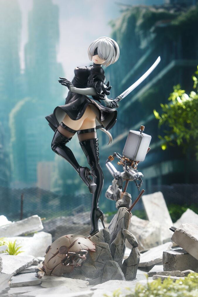 【写真・画像】アニメ『NieR:Automata Ver1.1a』より「2B」が1/7スケールフィギュアになって登場！　3枚目