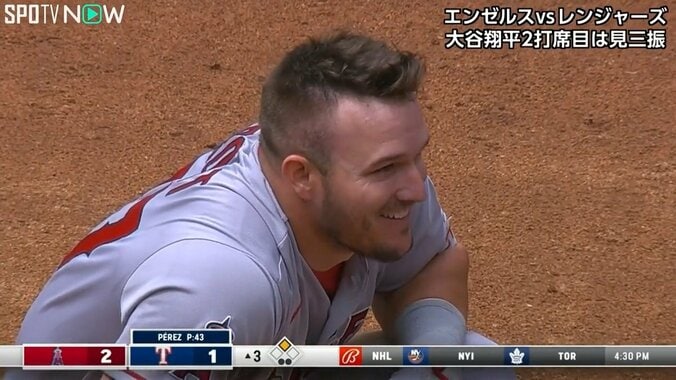 大谷翔平の頼れる“兄貴”トラウトの巧打＆爆走に日本のファンも虜「かっこよすぎ」「今の顔惚れる」 1枚目