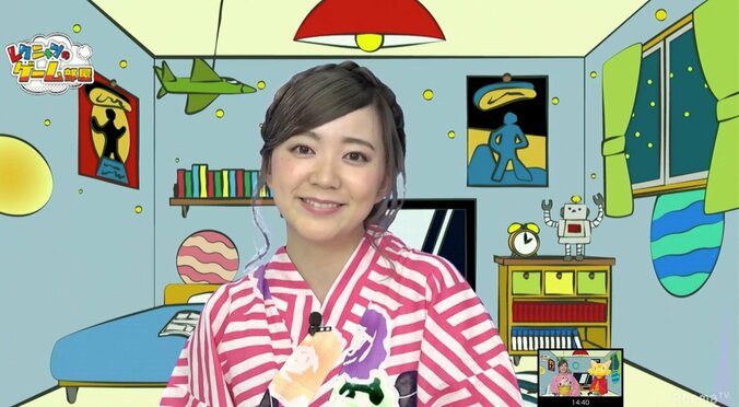 伊藤彩沙、可愛らしい浴衣姿で「癒しセリフ」披露　視聴者には「何よりの滋養強壮」 1枚目