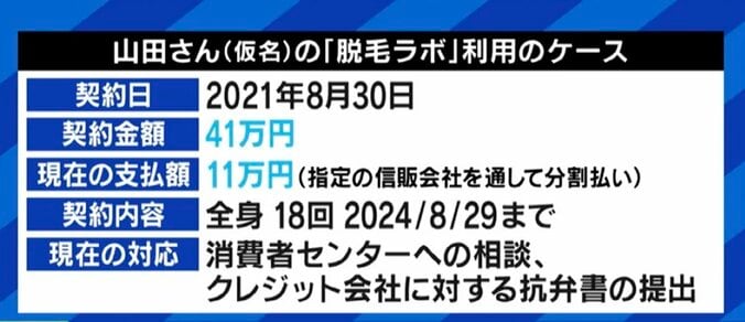 「40万円の18回パックで、まだ5回しか行けてないのに」…「脱毛ラボ」運営会社が突然の破産、契約していた大学生の後悔 3枚目