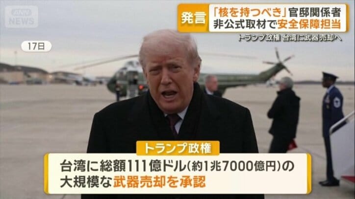 台湾を支援する姿勢