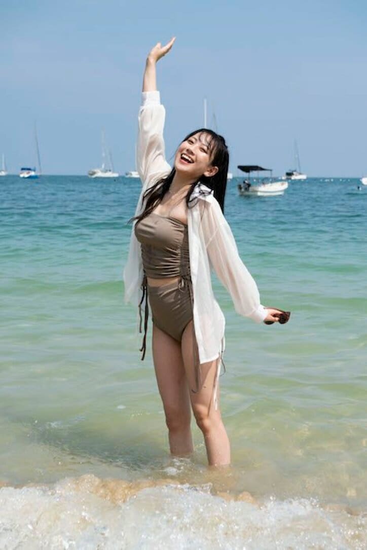 ピーター・アーツに驚きすぎで話題 表情豊かな美人ラウンドガール・まえだまはるの水着オフショットを一挙公開『シャッフルアイランド Season4』