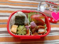 飯田圭織『娘弁当♪♪少し量を増やしました』