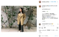 武井咲、トレンチコートを主役にした春コーデを披露「自然体で素敵」「どんどん綺麗に」の声