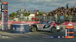 世界最速公道マシンの“ドーナツターン”に観客熱狂　立ち上るタイヤスモーク…精緻に弧を描く神業の瞬間