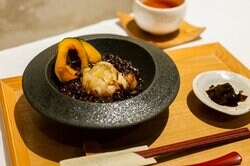 2日目午後のおやつ 藤井聡太王将は「柚子ジンジャーエール」、羽生善治九段は「善哉」／将棋・王将戦七番勝負第4局