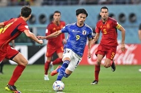 「ちょっと足が長くて良かった」逆転弾演出の三笘薫、ライン際の折り返しは「感覚では中にあるなと思った」【W杯】