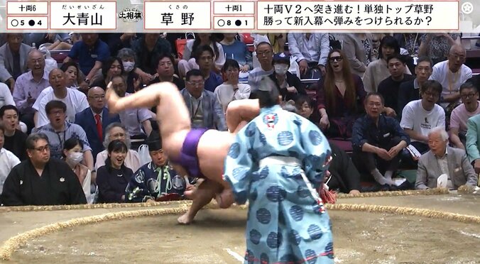 草野の豪快白星に興奮気味のDie