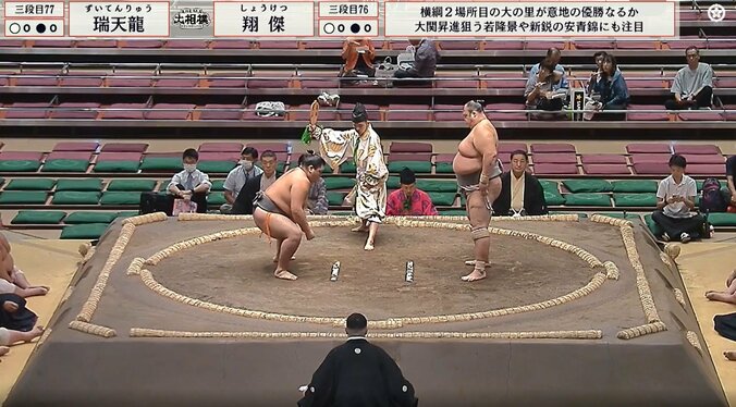 三段目七十六枚目・翔傑（芝田山）