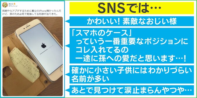 「鬼滅の刃」孫との会話用？ 義父の“メモの呼吸”に「素敵なおじい様」の声 2枚目