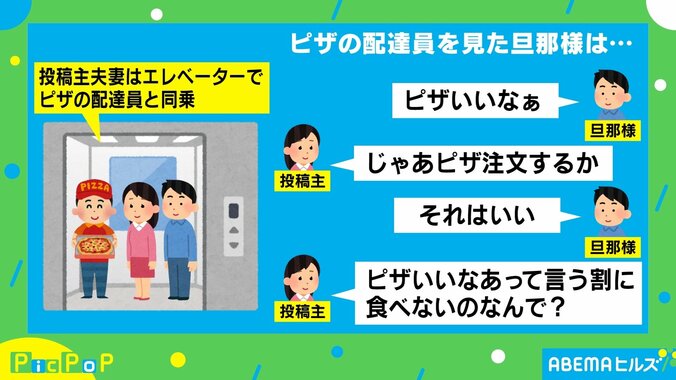 「ピザいいなあ」は食べ物のことにあらず 夫の“ピザの概念”に反響 「あれこれ考える時が一番楽しい説」 1枚目