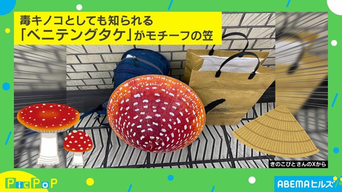 “クセ強”な笠のデザイン