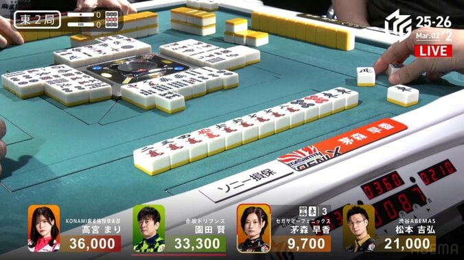 天才にして打点女王！茅森早香、衝撃の倍満ツモ