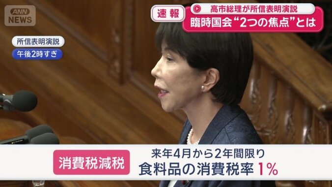 臨時国会　焦点の一つ