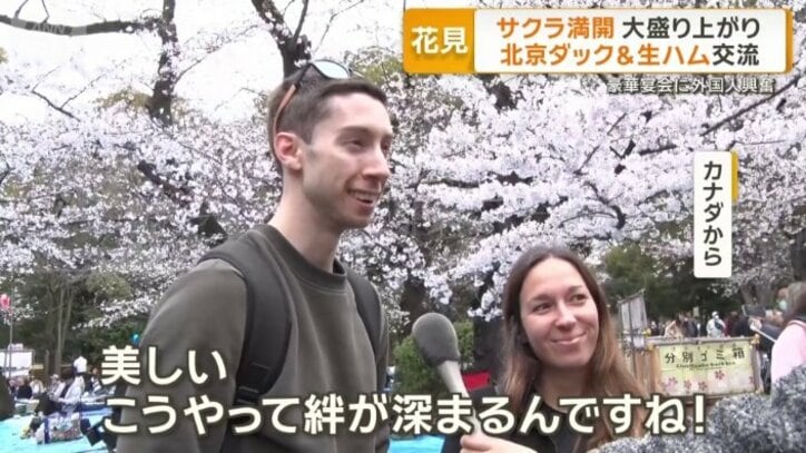 カナダからの観光客