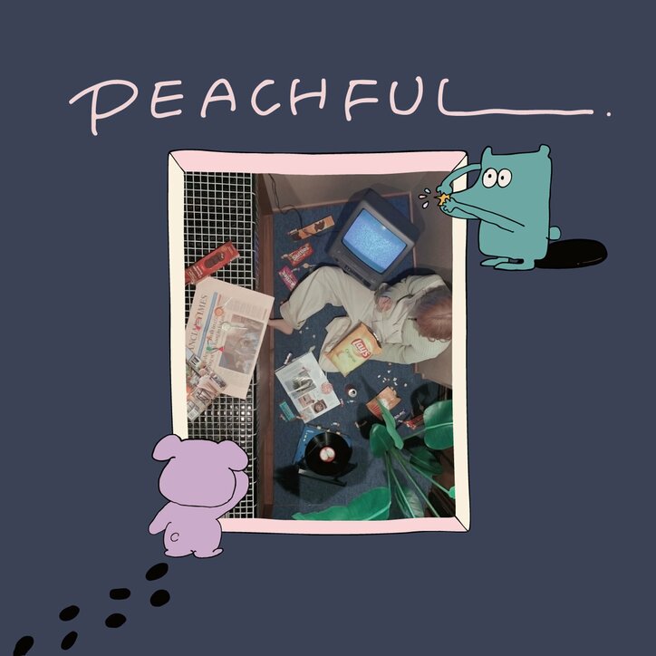 kojikoji、最新EP「PEACHFUL」からBASIが全曲の作詞&プロデュースを担当した"七色の橋の上で"のフルCGアニメーションMVを公開。