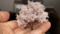 【映像】材料は100均のみ!ミニチュア桜の作り方