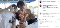 “しゅんまや”前田俊、親子3人で夏を満喫する姿を公開「推し家族です！」「憧れの夫婦」と絶賛の声