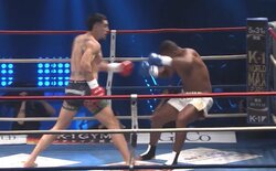 魔裟斗「猫パンチですよ」直後にジャブ“一撃”で衝撃KO 重量級の劇的結末に「あれで立てなくなるんですか…」放送席驚き