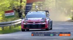 世界最速ラリー車が「ほぼインカット」 驚異のテクニックを連発「3秒に1回くらいしてます」放送席も衝撃