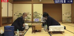 渡辺明三冠、久保利明九段 ほぼ互角のまま熱戦は夜戦に突入／将棋・王座戦挑決