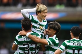 古橋亨梧がハットトリック！　セルティックが9発大勝、旗手怜央と前田大然はアシスト記録