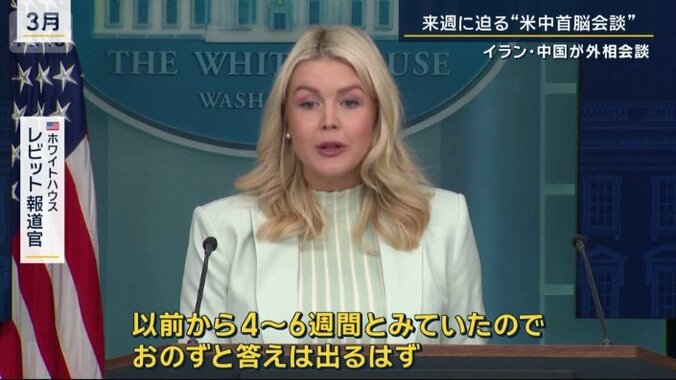 ホワイトハウス　レビット報道官