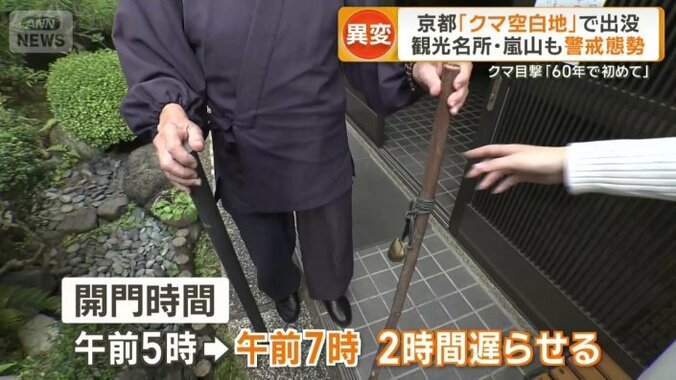 開門時間を2時間遅らせる