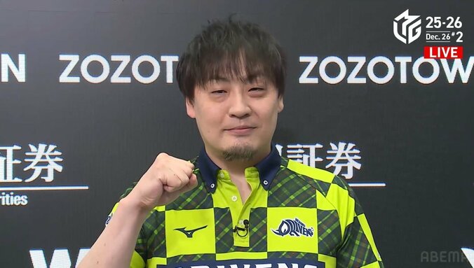 【写真・画像】ゼウスはやっぱり勝利が似合う！ 鈴木たろう、個人17試合目で初トップ 年内最終戦“オーラスの大逆転劇”に「うれしかった」/麻雀・Mリーグ　1枚目