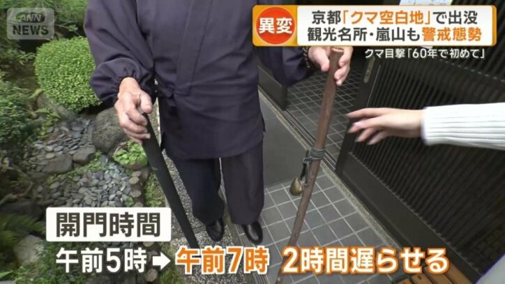 開門時間を2時間遅らせる