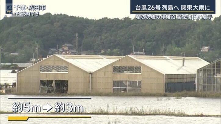 成田市の水位