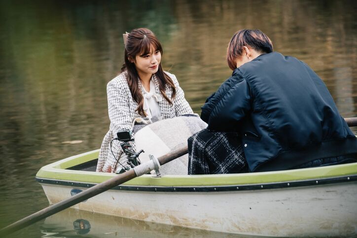 さなり&あいり、2年越しの恋の結末は?ボートでの見つめ合いに“足ツンツン”…名シーンを再び!『さなりる final balloon』最終話
