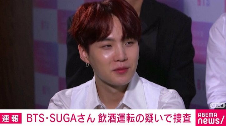 「BTS」のメンバーSUGA