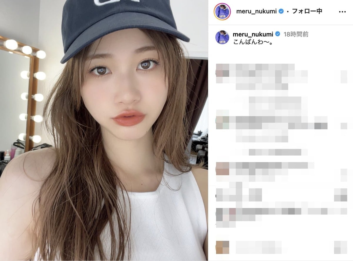 キャップ 芸能人 女性