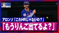 【映像】珍事・判定前に飛び出した“ビッグ・アップル”