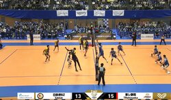 男子バレー、衝撃の破裂音に観客ビビる…アリーナどよめき 最高到達点382cm、破壊力ありすぎスパイクでの珍事