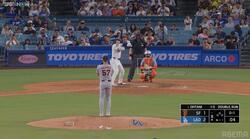 大谷翔平の打席で“ほっこり光景” バックネット裏の観客キッズがため息→大歓喜…一球ごとに一喜一憂する様子