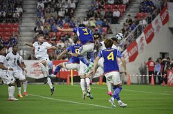 「はっや」日本代表史上最速級の先制点！久保建英の“完璧”ピンポイントクロスから谷口彰悟が豪快ヘッドで代表初ゴール