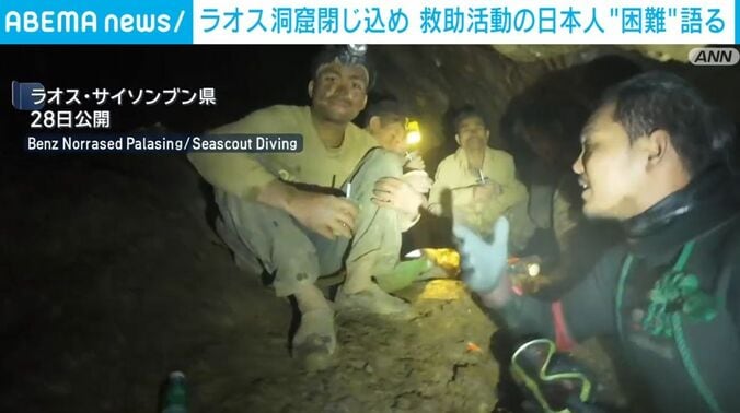 ラオスの洞窟