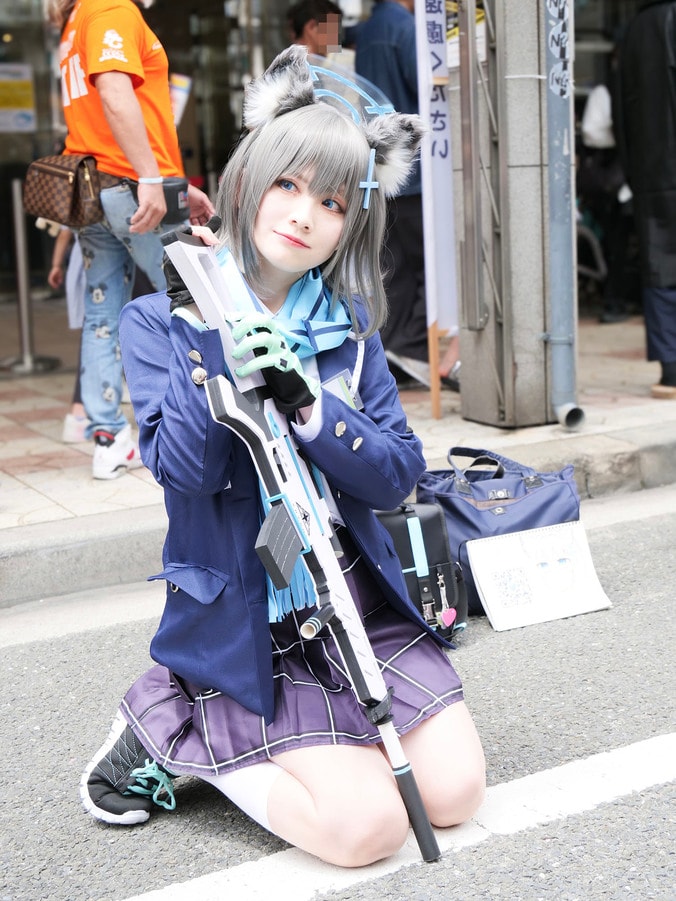 [Photos/Images] A Voice Actor and Cosplayer! Full Equipment for Sunaookami Shiroko from 