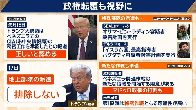 特殊部隊の派遣も検討