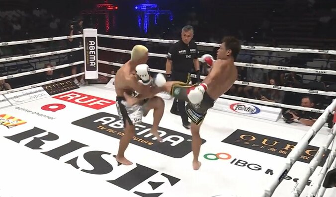 悶絶の三日月KO